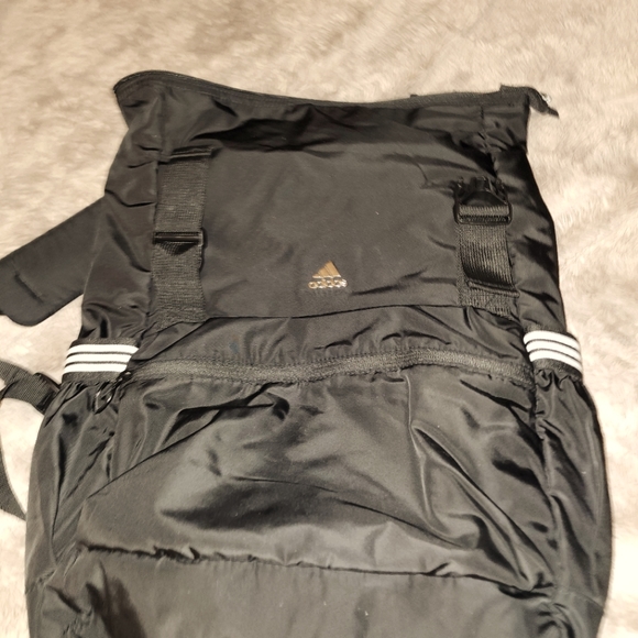 Adidas black workout backpack